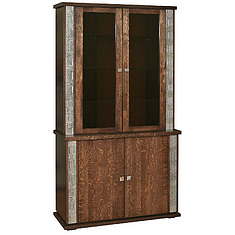 Photo - Cupboard with showcase «Tunis» P343.17SH