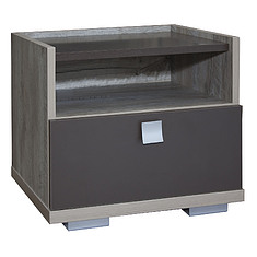 Photo - Bedside nightstand «Kvadro» П181.14 (Yukon oak)