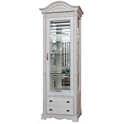 Шкаф с витриной «Паола 2380» БМ670