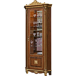 Шкаф с витриной «Алези 10 Люкс» П350.13л