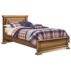 Bed «Verdi Lux» with a low footboard