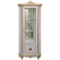 Шкаф с витриной «Алези 10 Люкс» П350.13л