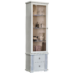 Шкаф с витриной «Тунис» П343.21Ш