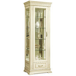 Шкаф с витриной «Верди Люкс 1з» П487.11з-01