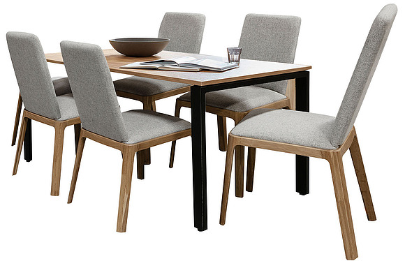 Dining table set «Rubin P555.42» + «Rubin/S P610/S»