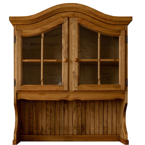 Секция - витрина 2д «Лотос 1076» БМ704, Цвет: Искусственное старение