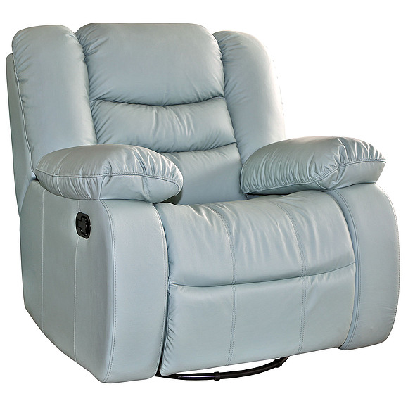 Кресло-реклайнер «Манчестер 1» (1Р), Материал: натуральная кожа, Группа ткани: 120 группа