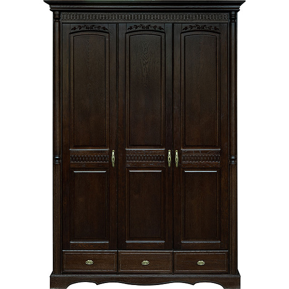 Шкаф для одежды 3д «Паола 2165» БМ671, Цвет: Горячий шоколад