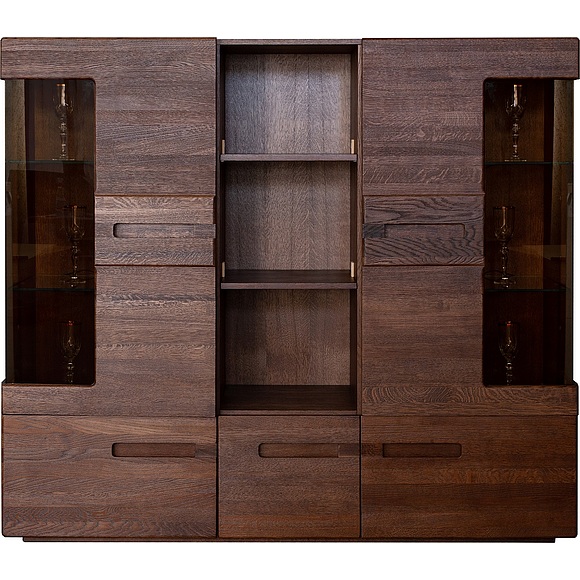 Шкаф комбинированный «Хедмарк 2251Бр» БМ760, Цвет: Венге