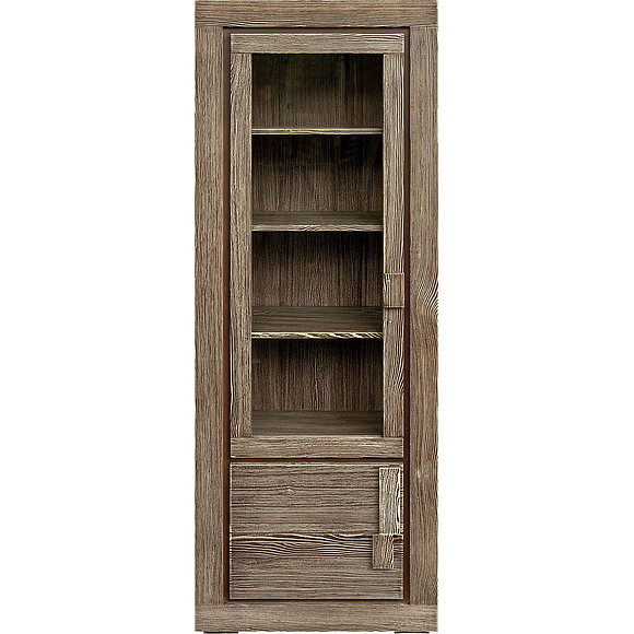 Шкаф-витрина «Концепт 2312-01Бр» БМ780, Цвет: Табак