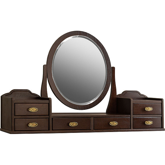 Зеркало-надставка «Паола 2330» БМ671, Цвет: Горячий шоколад