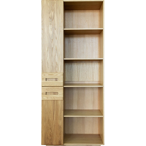 Шкаф книжный «Хедмарк 2355-01Бр» БМ762, Цвет: Дуб натуральный