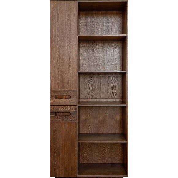 Шкаф книжный «Хедмарк 2355-01Бр» БМ762, Цвет: Венге