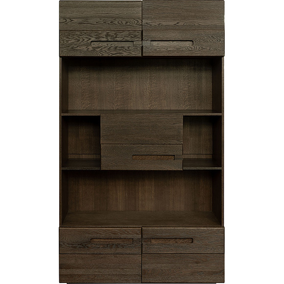 Шкаф книжный «Хедмарк 2356Бр» БМ762, Цвет: Венге