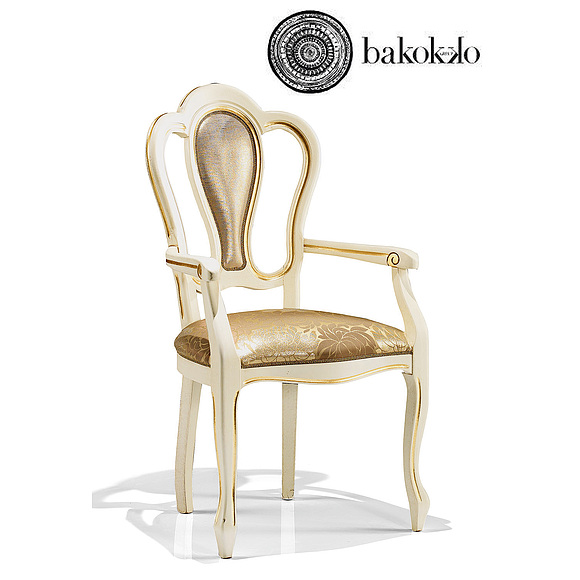 Стул «Премиум» 2508/А, Цвет: Слоновая кость с золочением