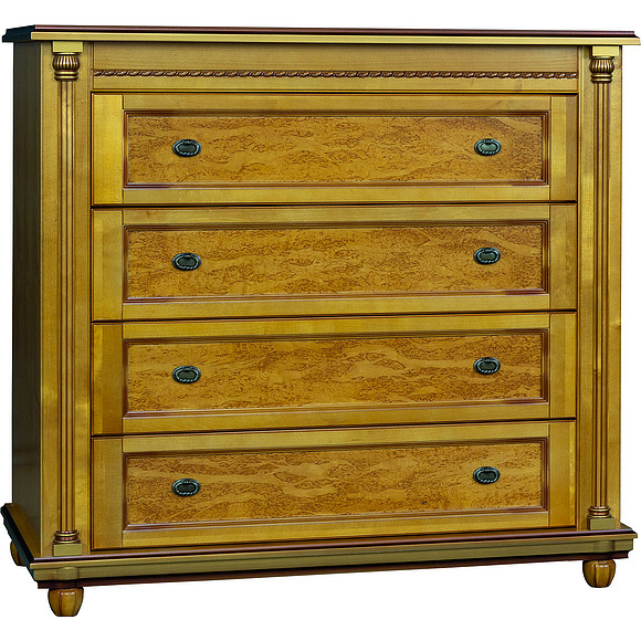 Комод «Валенсия» П254.30, Цвет: Янтарь