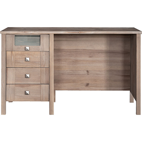 Стол письменный «Доминика 2518Бр-01(2518Бр)» БМ712, Цвет: брашированный серо-бежевый