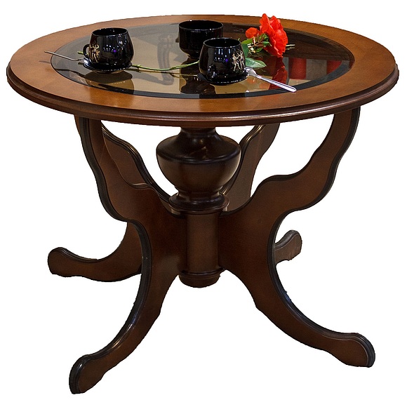 Стол журнальный «Валенсия 11» П404.11, Цвет: Каштан