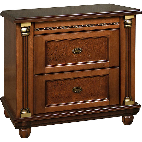 Тумба прикроватная «Валенсия» П254.20, Цвет: Каштан