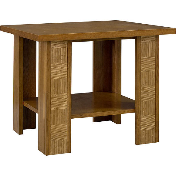 Стол журнальный «Тунис» П343.10Ш, Цвет: дуб рустикаль с золочением