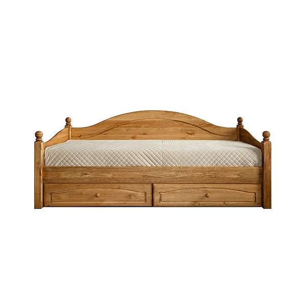 Кровать-диван «Лотос 2186» БМ701, Цвет: Искусственное старение, Спальное место: 2000х900 мм