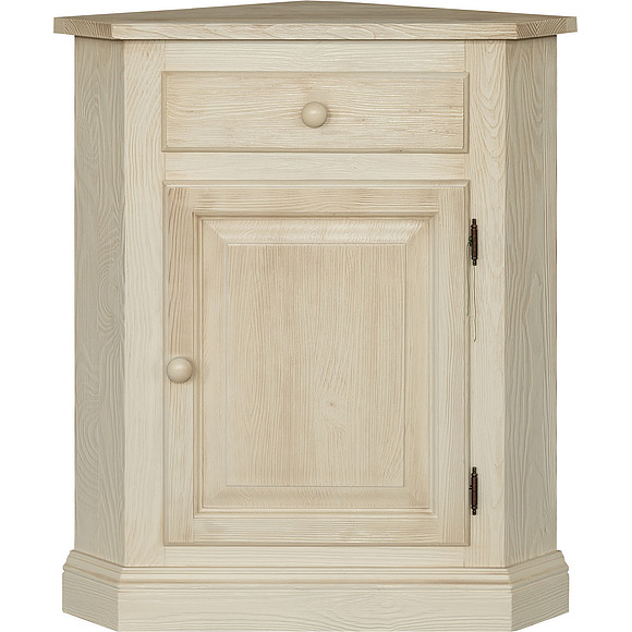 Тумба угловая «Лотос 1198» БМ704, Цвет: Брашированный крем