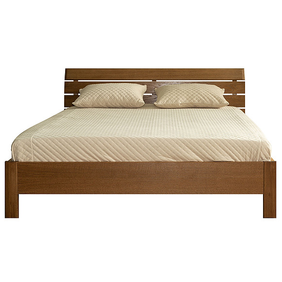 Кровать двойная 2-16 «Лайма 6010» БМ661, Цвет: Дуб рустикаль, Спальное место: 2000x1600 мм