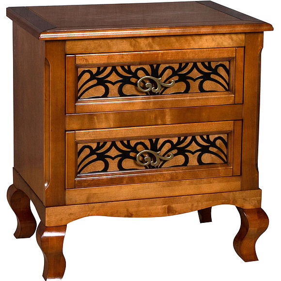 Тумба прикроватная «Видана Люкс» П445.04-2, Цвет: Коньяк