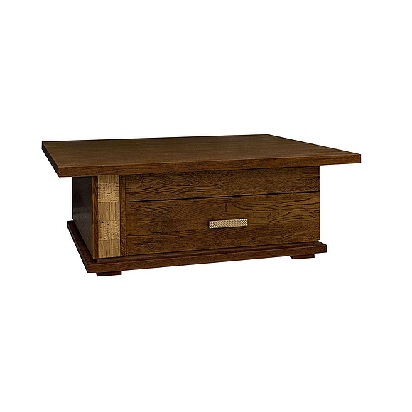 Стол журнальный «Тунис» П343.04-1Ш, Цвет: Черешня с золочением