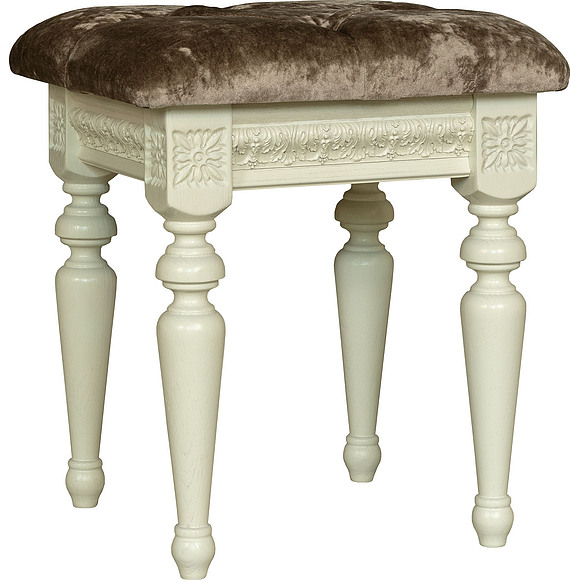 Банкетка «Милана 26» П294.26, Материал: ткань, Цвет: Слоновая кость