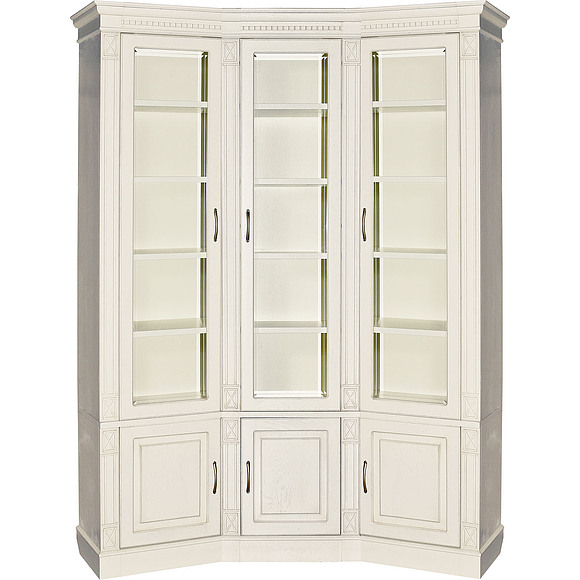 Шкаф «Верди Люкс 1» П523.Н1, Цвет: Слоновая кость