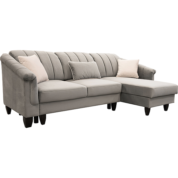 Угловой диван «Дакар 1» (2mL/R8mR/L), Материал: ткань