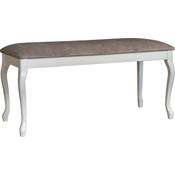 Скамья «Элис 03» П292-03, Материал: ткань, Цвет: Молоко