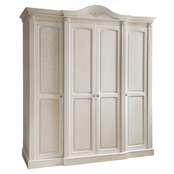 Шкаф для одежды 4Д «Изабелла 2590» БМ821, Цвет: Розовый пепел