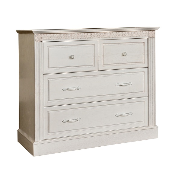 Комод «Изабелла 2587» БМ821, Цвет: Розовый пепел