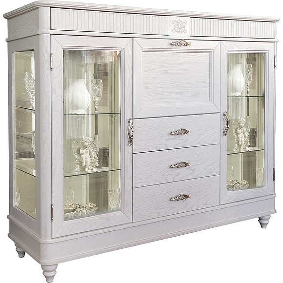 Тумба-бар «Юстина 2373» БМ690, Цвет: Молоко