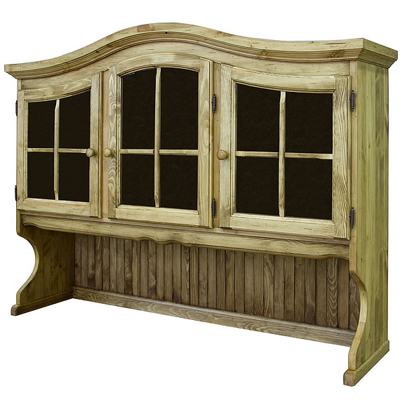 Секция - витрина 3д «Лотос 1077-01» БМ704, Цвет: Искусственное старение