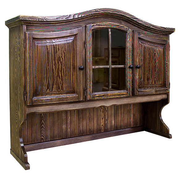 Секция - витрина 3д «Лотос 1077» БМ704, Цвет: Брашированный мокко