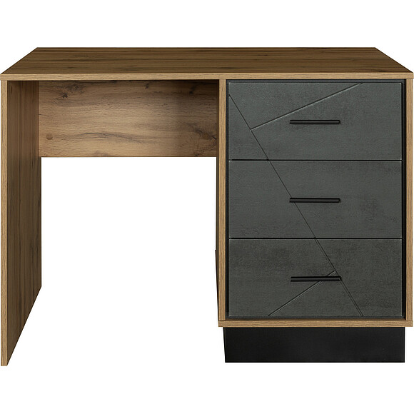Стол письменный «Лайн» П619.16-1, Цвет: Камень серый/Дуб вотан/Чёрный