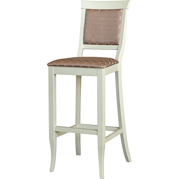 Стул барный «Канди», Материал: ткань, Цвет: Слоновая кость