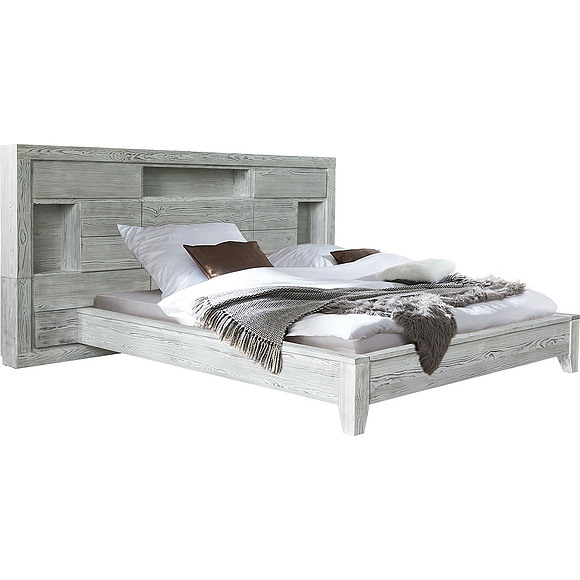 Кровать двойная 2-16 «Концепт 2458Бр» БМ781, Цвет: Дымка