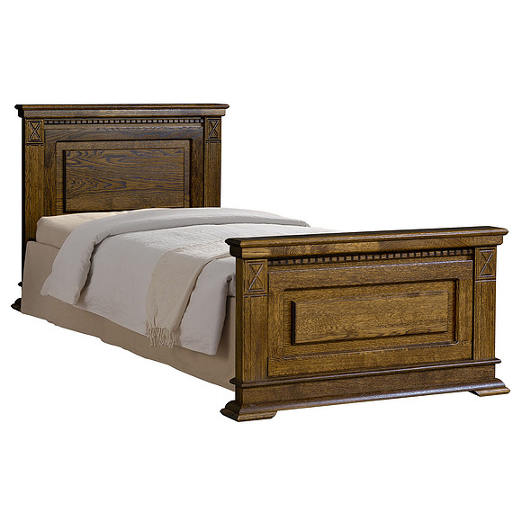 Кровать одинарная «Верди Люкс» с высоким изножьем, Цвет: Черешня, Механизм трансформации: без механизма, Спальное место: 2000x800 мм, Размер: 2187x974x851 мм