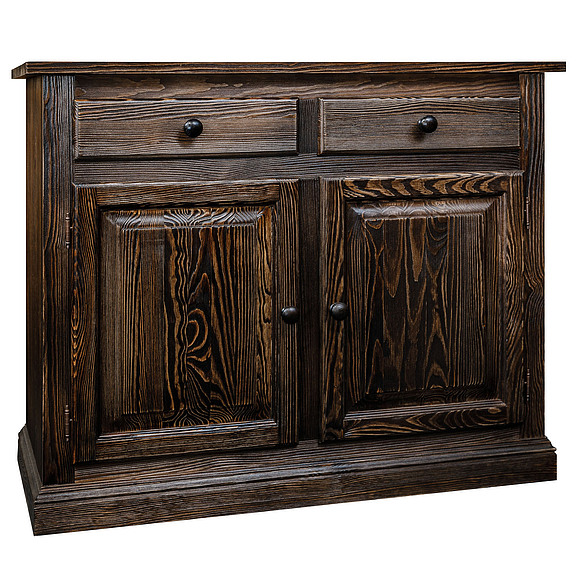 Тумба 2д «Лотос 1074» БМ704, Цвет: Брашированный мокко