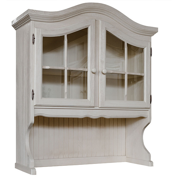 Секция - витрина 2д «Лотос 1076» БМ704, Цвет: Брашированный крем