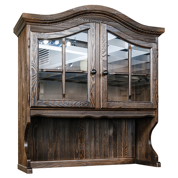 Секция - витрина 2д «Лотос 1076» БМ704, Цвет: Брашированный мокко