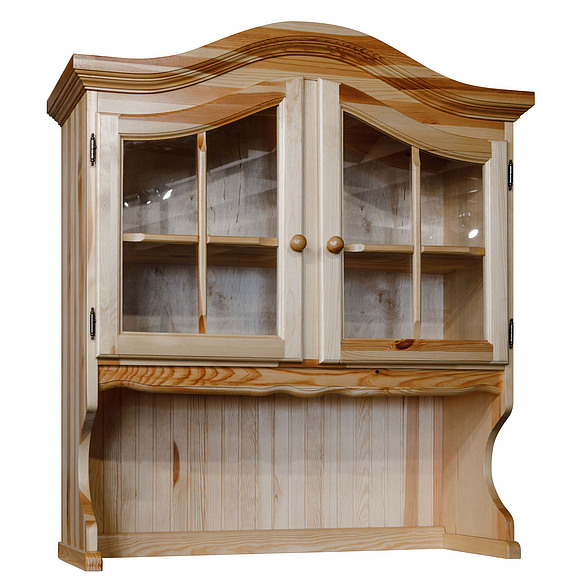 Секция - витрина 2д «Лотос 1076» БМ704, Цвет: Сосна натуральная