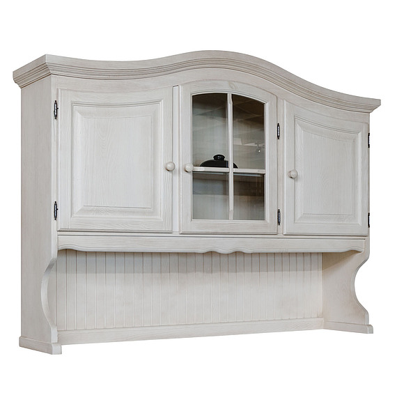 Секция - витрина 3д «Лотос 1077» БМ704, Цвет: Брашированный крем