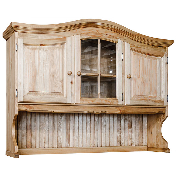 Секция - витрина 3д «Лотос 1077» БМ704, Цвет: Искусственное старение