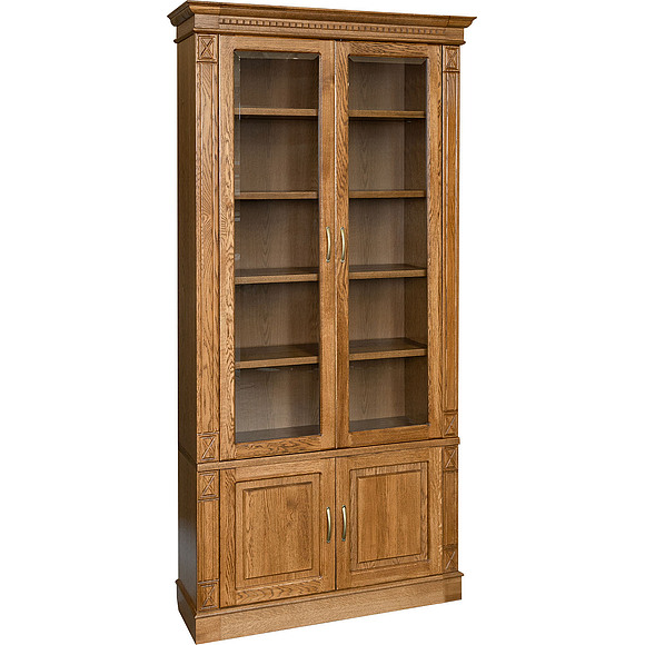 Набор мебели для библиотеки «Верди Люкс 3» П523.Н3, Цвет: Дуб рустикаль