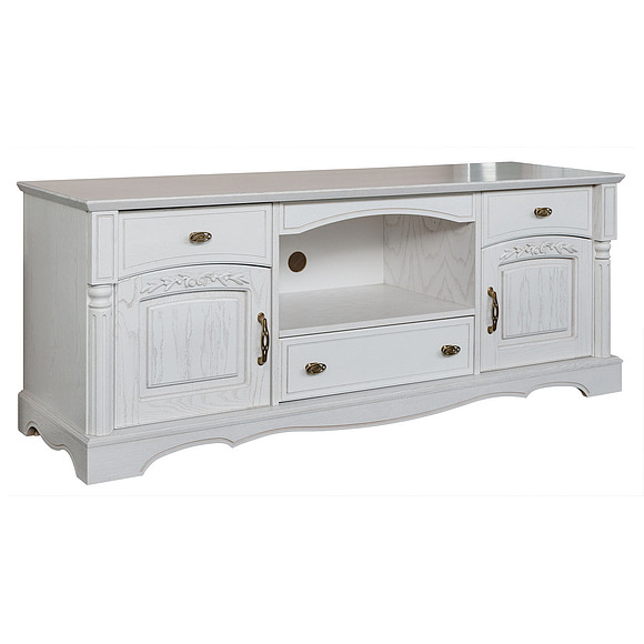 Тумба под ТВ «Паола 2103» БМ670, Цвет: Розовый пепел